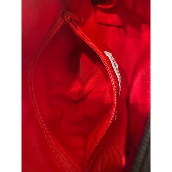 Tommy Hilfiger Black Nylon Small Crossbody Bag with Red Interior Preppy Classic - Picture 5 of 8